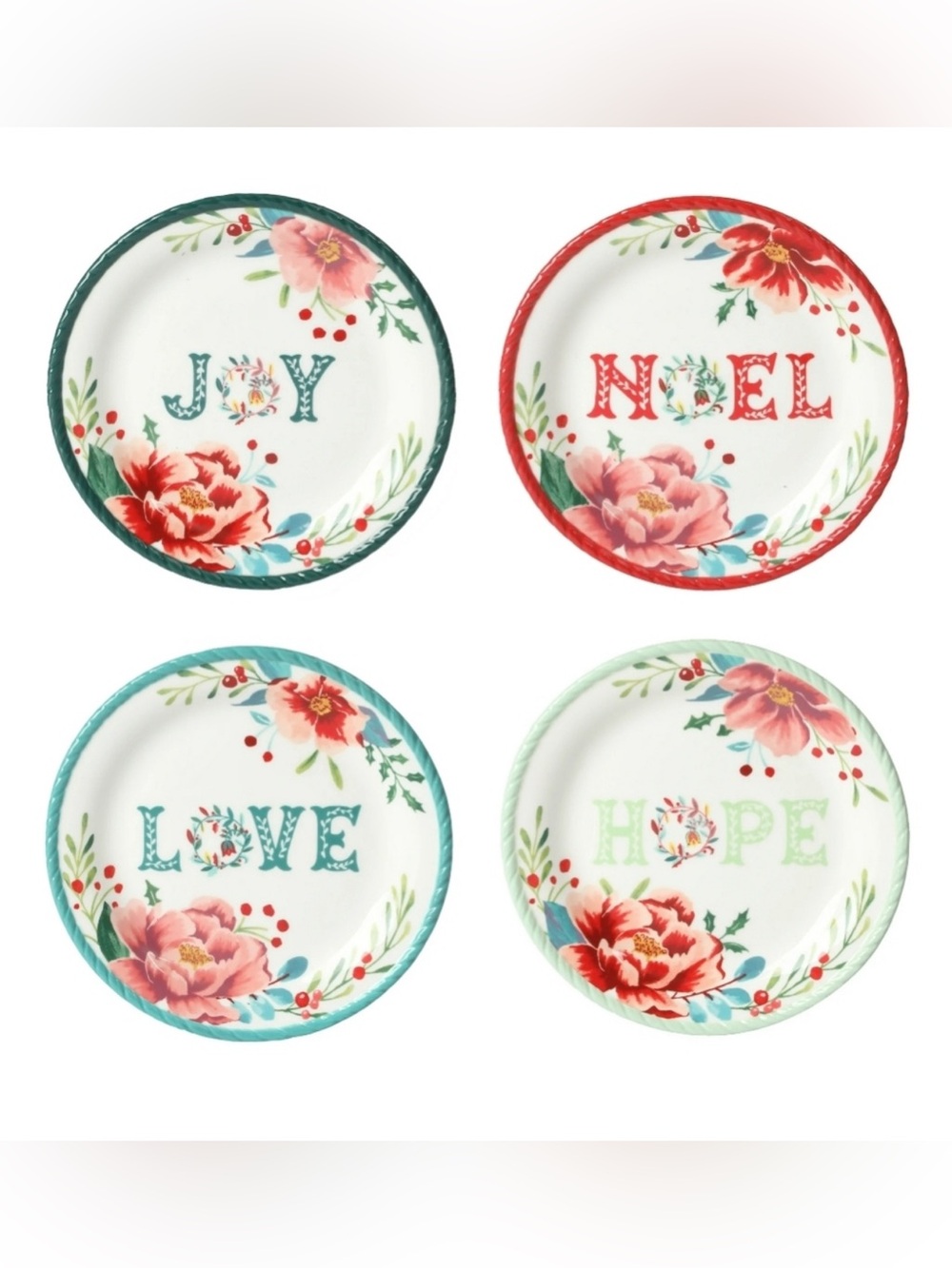 PW Merry Meadows Appetizer Plates Set